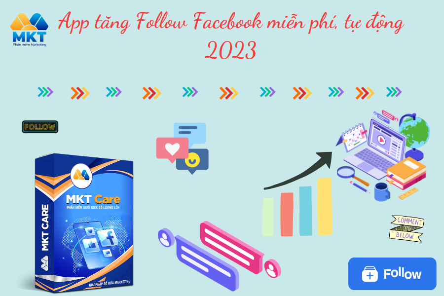 App tăng Follow Facebook miễn phí tự đọng 2023