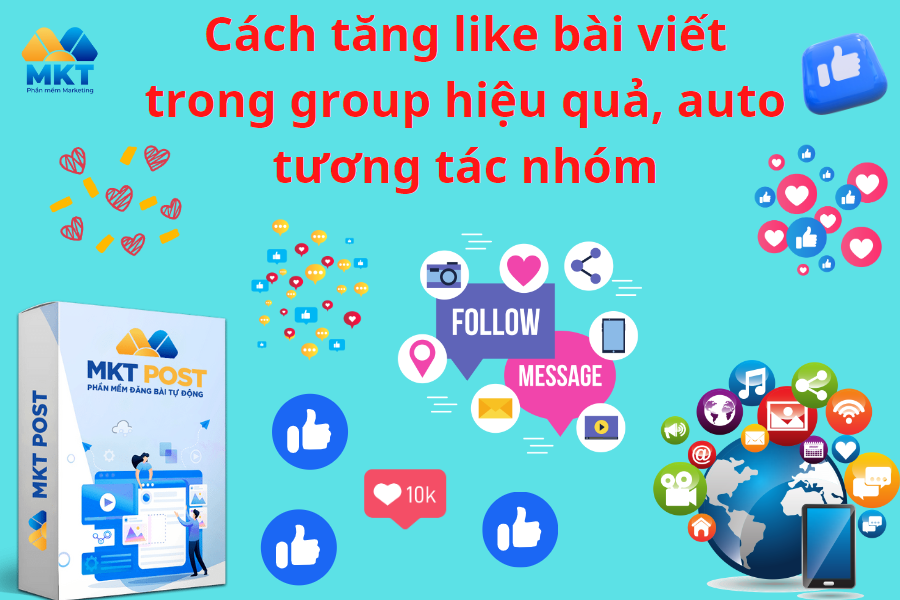 Cách tăng like bài viết trong group