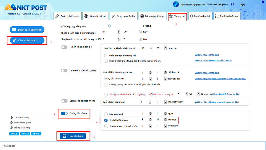 Phần mềm tăng like Facebook