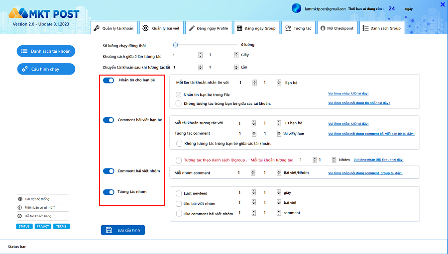 Phần mềm tăng like Facebook