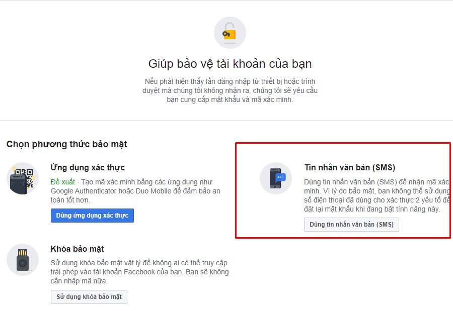 Cách Bảo Mật Facebook 2 Lớp