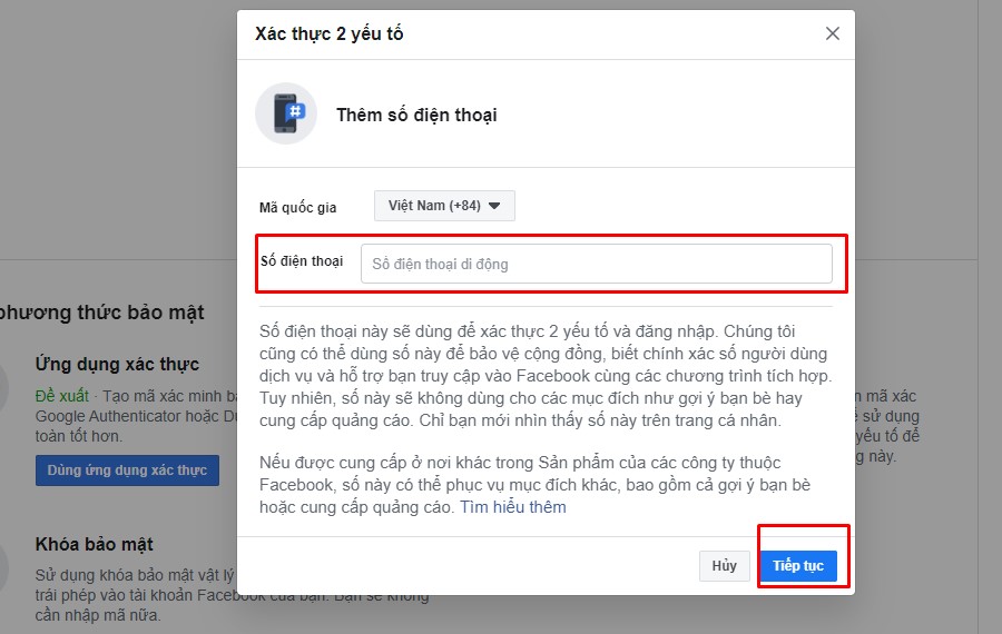 Cách Bảo Mật Facebook 2 Lớp