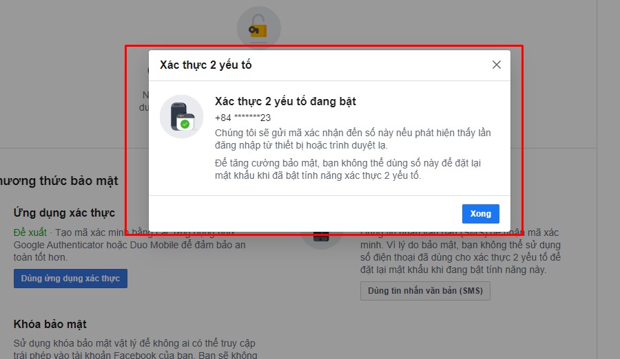Cách Bảo Mật Facebook 2 Lớp