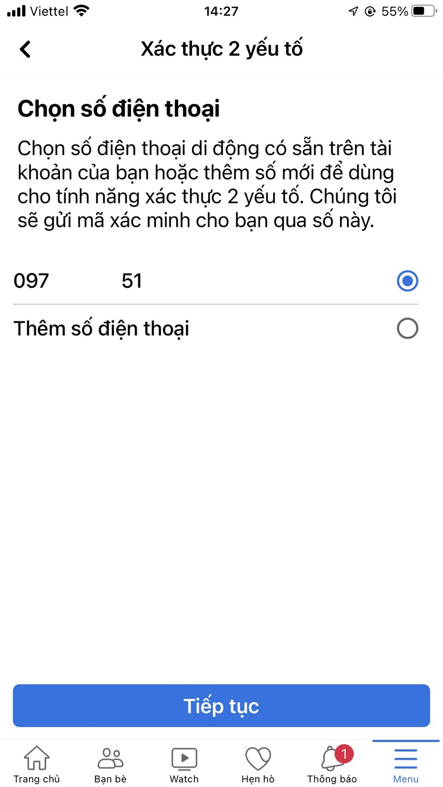 Cách Bảo Mật Facebook 2 Lớp