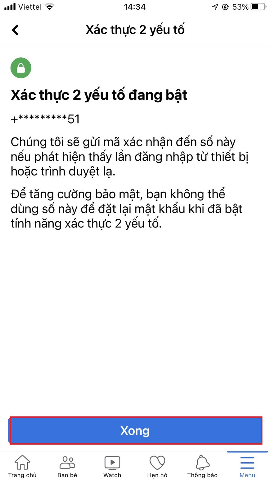 Cách Bảo Mật Facebook 2 Lớp