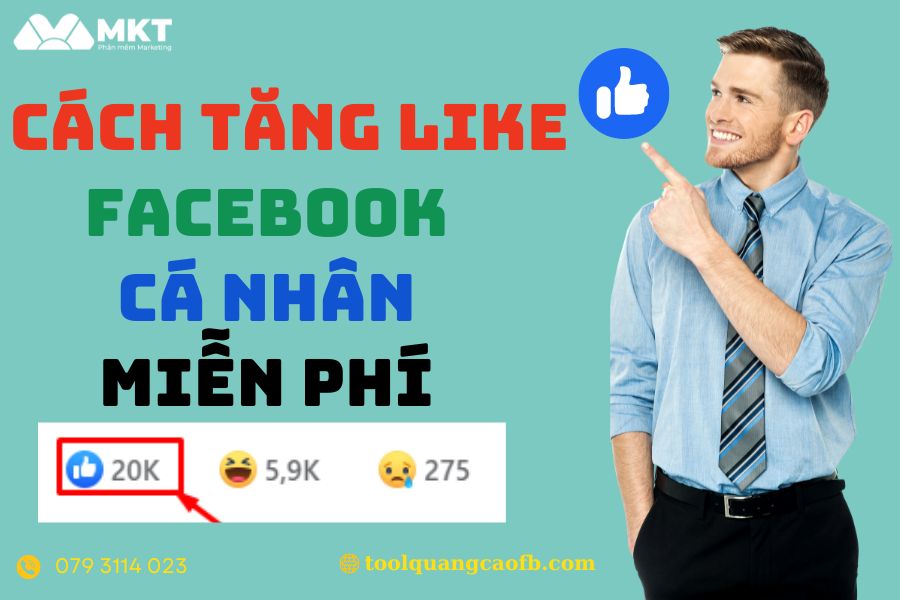 cách tăng like facebook cá nhân miễn phí