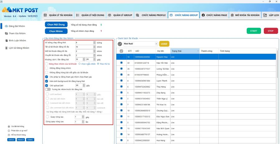 tool auto đăng bài facebook mới nhất