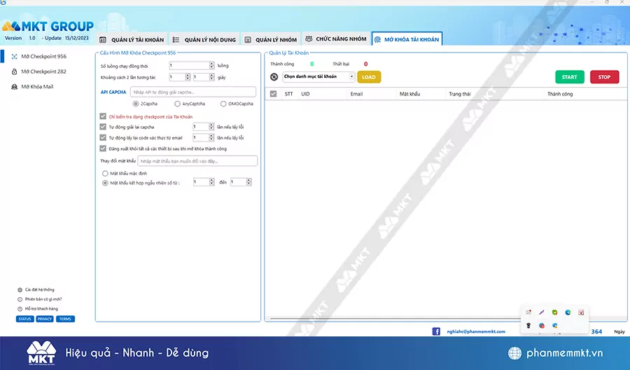 phần mềm MKT Group