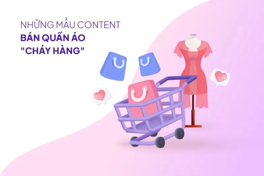 content bán quần áo