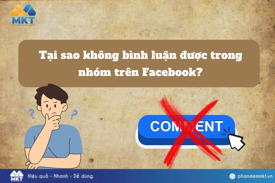 Tại sao không bình luận được trong nhóm trên Facebook?