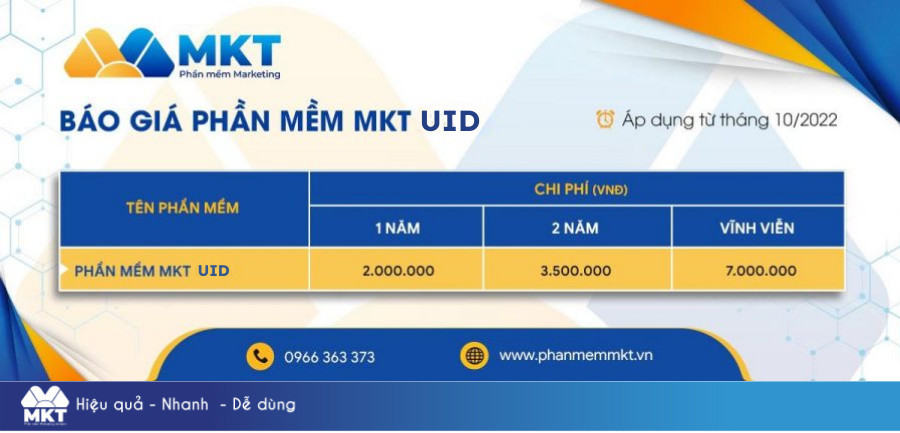 Báo giá MKT UID