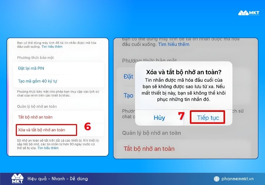 cách lấy lại mã pin messenger khi quên