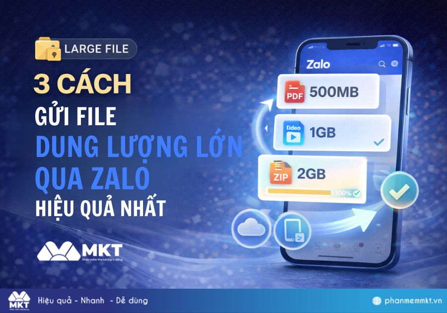 Cách gửi file dung lượng lớn qua Zalo