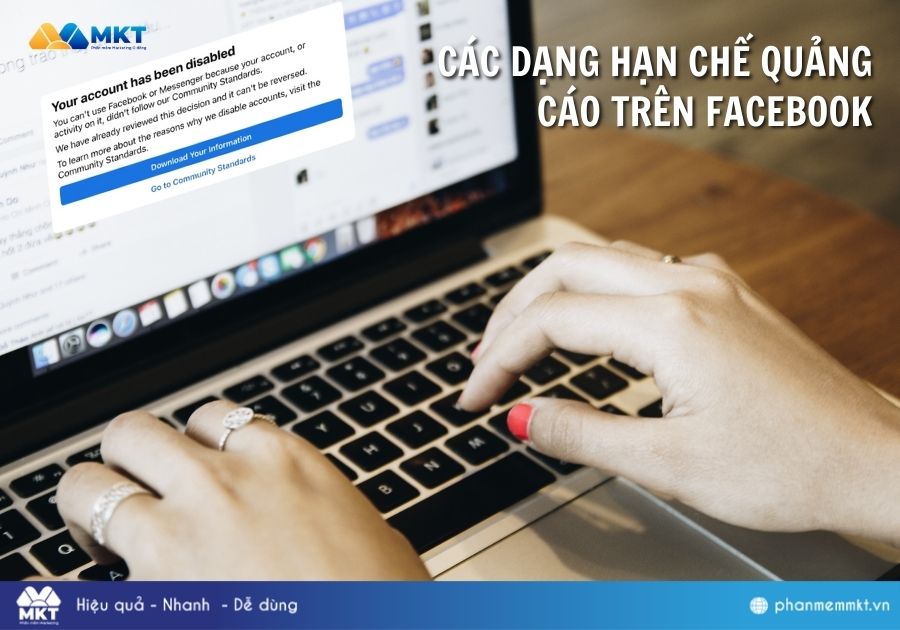 Các dạng hạn chế quảng cáo trên Facebook
